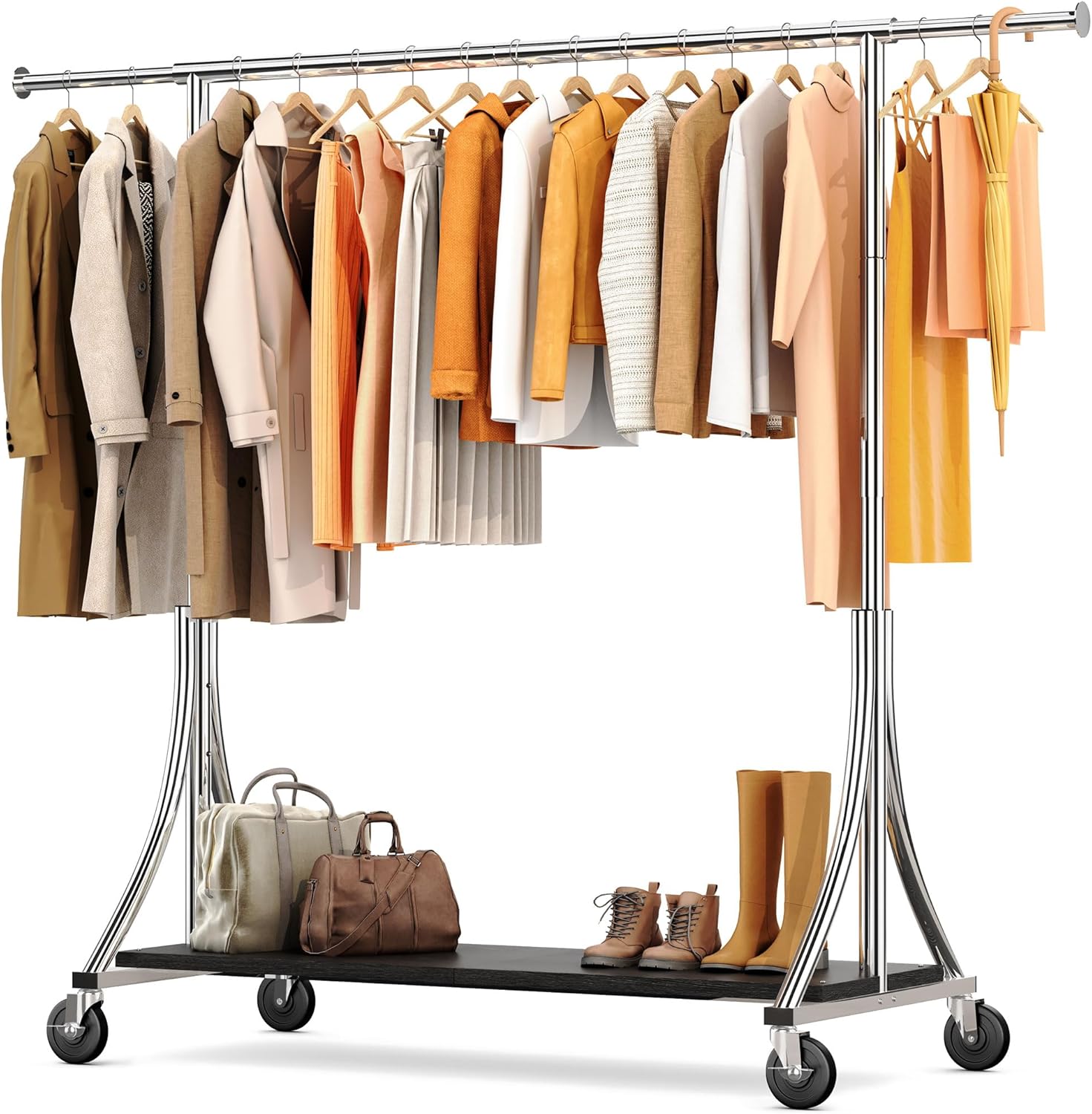 HOKEEPER Adjustable Lockable Portable Wardrobe