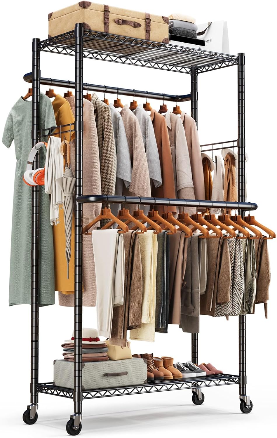 HOKEEPER Freestanding Clothing Organizer
